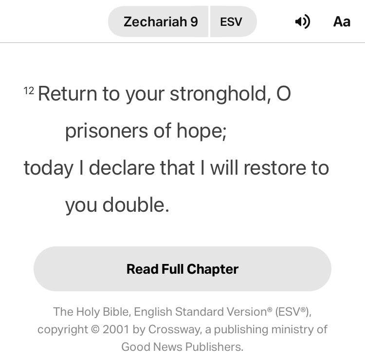 Zechariah 9:12 | Woman At The Well | Mary Kamau