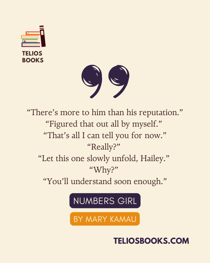 Mary Kamau | Book Quote | Numbers Girl